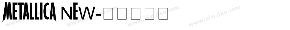 MetallicA NEW字体转换